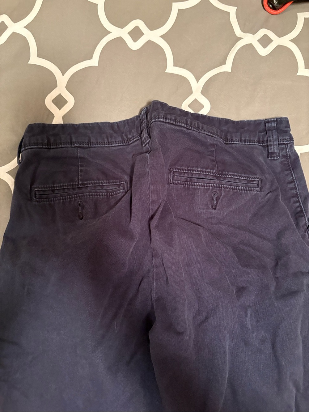 Aeropostale Men's Navy Blue Chino Pants